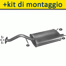 ROVER 211 214 216 25 MG ZR 1.1 1.4 1.6 95-06 Silenziatore Marmitta Posteriore+