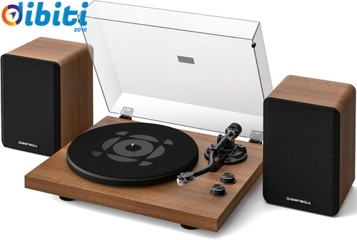 Giradischi con altoparlanti - con,