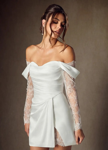 Azazie alesya diamond white - azazie,