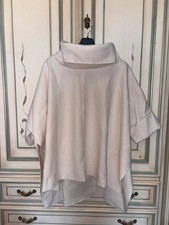 poncho donna, color panna