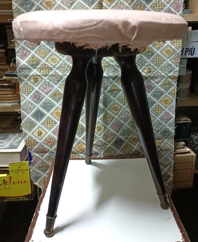 Vintage sgabello 3 piedi - vintage,