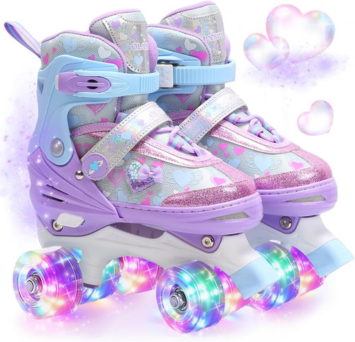 Pattini rotelle bambina con - a,