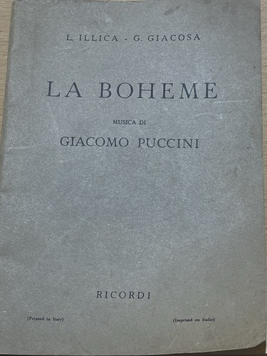 Puccini bohème - la, –