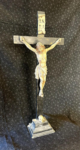 Antico crocifisso cristo legno - crocifisso,
