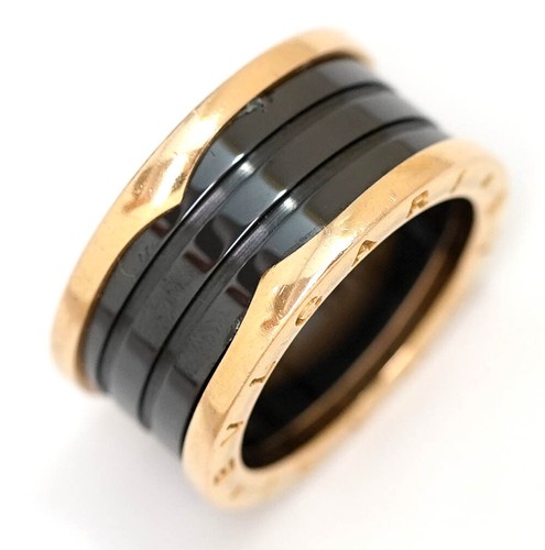Anello bvlgari zero1 nero - anello,