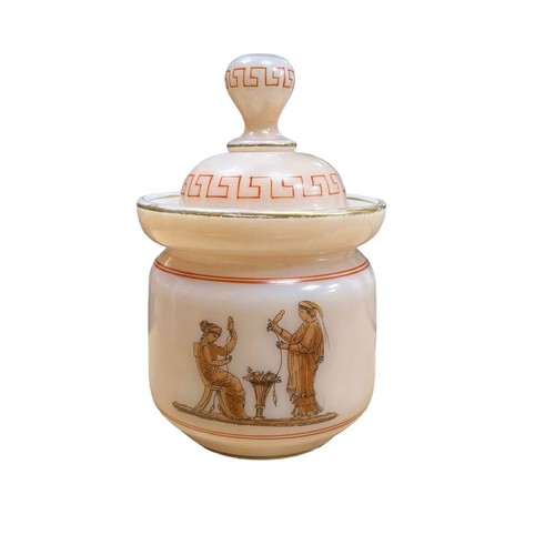 Pot opaline rouge - pot,