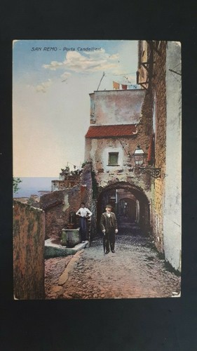 Cartolina antica sanremo - cartolina,
