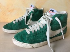 SCARPE SHOES  NIKE BLAZER MID  ALTE VERDE   pelle NUM 38