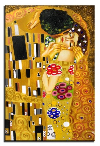 Gustav klimt il kuss - il,