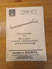 Prospekt Mörtl Mähbalken