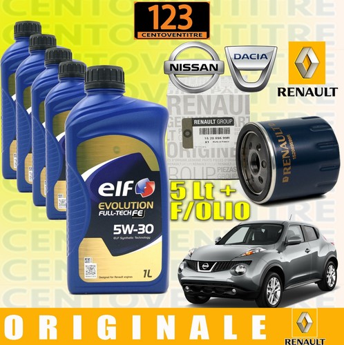 Kit tagliando olio elf 5w30 - elf,