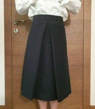 Gonna lunga MARNI nera con piega centrale NUOVA senza cartellino tg. 36