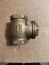 VALVOLA DI RITEGNO NON RITORNO CLAPET OTTONE 1"1/4  MADE ITALY DN 32