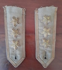 Coppia spalline da giacca esercito italiano artiglieria WW2 capitano