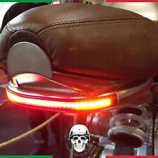 ?? FARO POST. STOP 48 LED STRISCIA  FRECCE INTEGRATE MOTO CAFE RACER CUSTOM