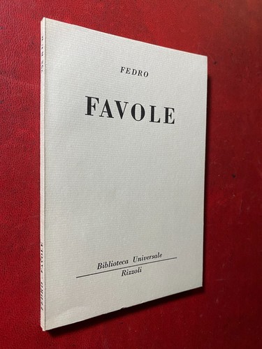 Fedro favole vecchia bur - favole,