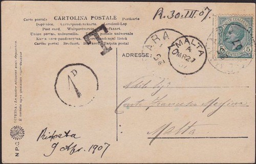 Malta 1907 cerchio - malta,