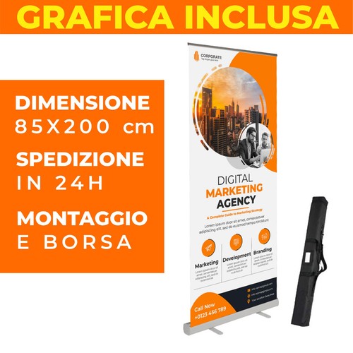 Roll banner 85x200 - roll, up