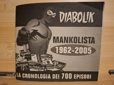 DIABOLIK Mankolista Cronologia