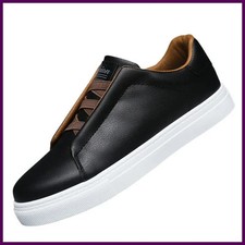 Mocassini slip-on uomo sneakers pelle morbidi traspiranti nuovi