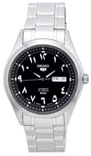 Seiko 5 Stainless Steel Black