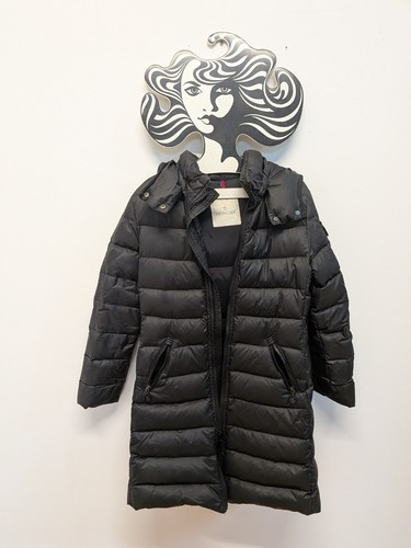 Piumino lungo moncler nero - piumino,