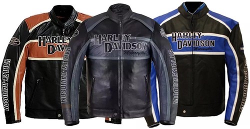 Giacca pelle moto harley - giacca,