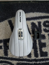 OLD SCHOOL BMX ALIENATION SLIDER PIVOTAL SEDILE IN PELLE BIANCO CUSION VINTAGE