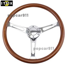 15inch wood steering wheel - wood,