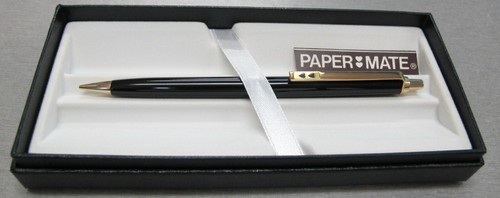 Papermate lacquer black - black, gold