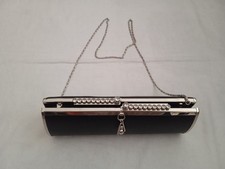 Pochette da cerimonia nera con