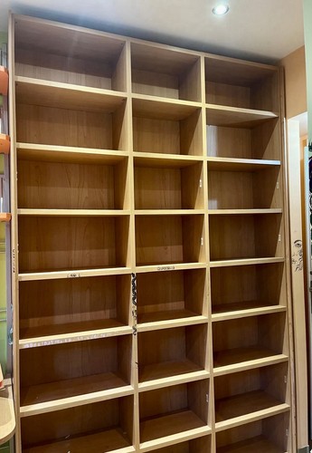 Libreria alta color faggio tre - color,