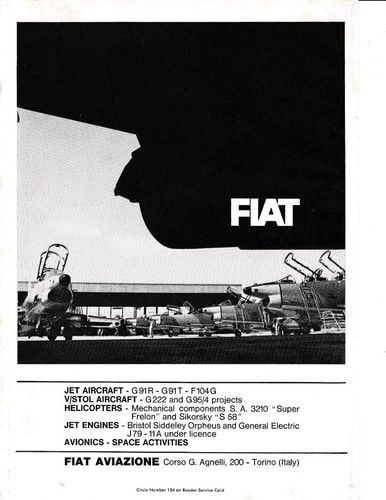 Pubblicità stampa motore - , fiat