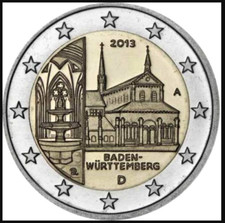 Moneta Germania 2€ euro 2013