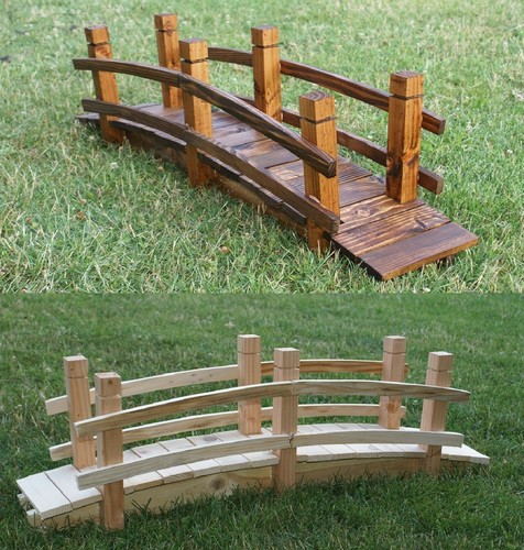 Ponte legno decoro presepe - in,