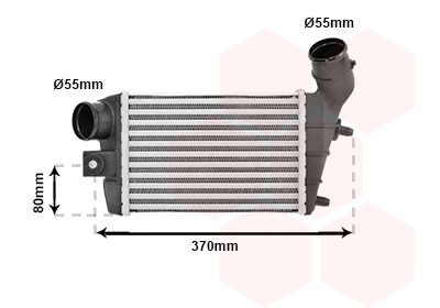 Intercooler turbo van wezel - intercooler,