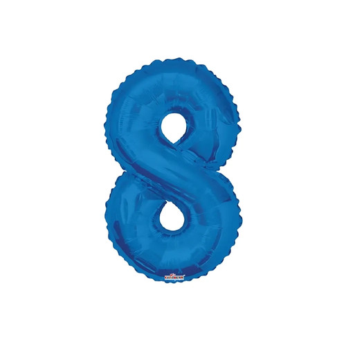 Palloncino numero blu - 8, salva
