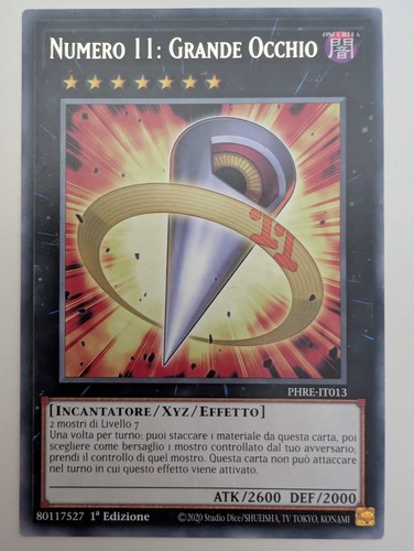 Numero 11 grande - yu-gi-oh!,