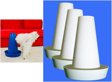 Cono per Cani WC Vasino Toilette Lettiera Traversine Tappetini Colonna Orinatoio