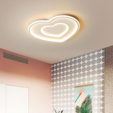 PLAFONIERA DA SOFFITTO FORMA DOPPIO CUORE 54W IN ALLUMINIO IP20 4320LUMEN