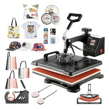 Pressa a caldo per stampa tessuto e ceramica, 42x38 cm