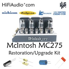 McIntosh MC275 amplificatore restauro tappo servizio riparazione kit ricostruzione condensatore