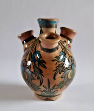 Vaso D' ’ Iznik Turchia Ceramica Silicea Decorazione Sotto Smalto Plombifère