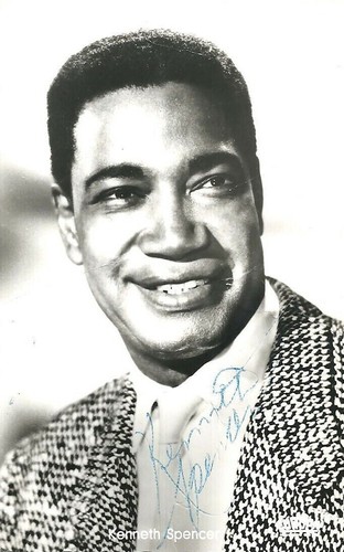 Kenneth spencer autografo - kenneth,