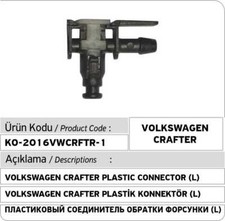 Connettore di scarico iniettore common rail Bosch 1 via (Volkswagen Crafter)