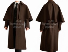 Inverness Cape Uomo Marrone