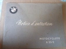 Moto BMW R 25/3 MANUALE ISTRUZIONI MOTO EPOCA