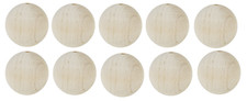 Set 10 sfere in legno 25mm per
