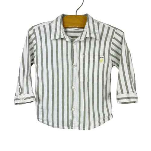 Camicia zara verde righe - zara, con