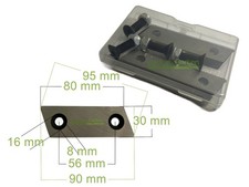 2 x trituratore 9,5 cm